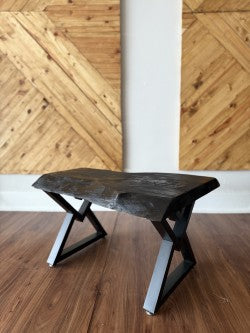 Black Cherry Live edge Coffee Table